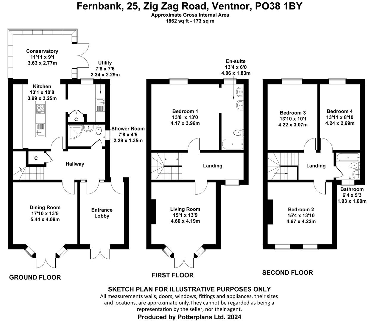 Ventnor, Isle of Wight Floorplan